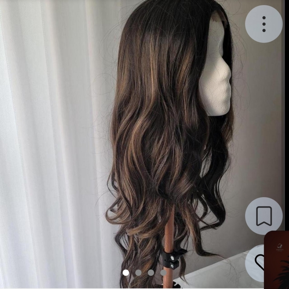 Wavy Brown Hair Wig